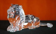 奧地利施華洛世奇SWAROVSKI精品雕刻藝術品_水晶年集1995限量收藏品非洲之光獅子Lion