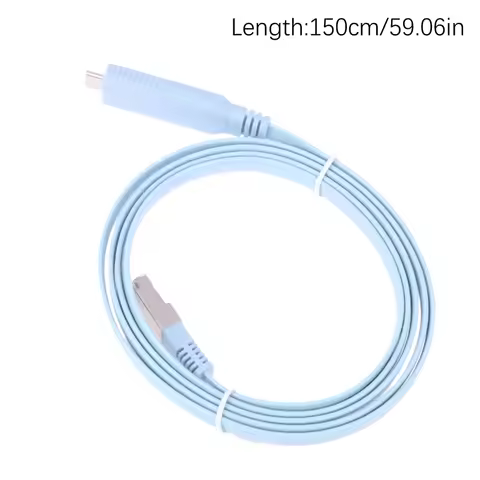 1.5m USB C to RJ45 Console Cable RS232 Serial Adapter for Router RJ45 Data Converter Type-C Switch C