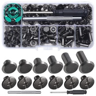 Chicago Screw Leather Rivets Assorted Screw Rivets M5 Chicago Binding Screws for Decorating PU Craft