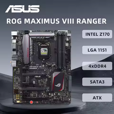 ASUS MAXIMUS VIII RANGER Motherboard Intel Z170 Support Pentium Core i7/i5/i3 6300 7100 7700K CPU 4x