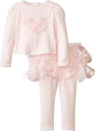 Biscotti Baby Girls' Ma Cherie Amour Top and Tutu Legging Set