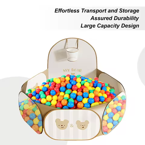 Ball Pit Foldable Playpen Portable Play Tent Child Ball Pit For Boys Girls Indoor Outdoor Living Roo