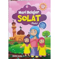 MURAH BUKU MARI BELAJAR SOLAT (WANITA) LENGKAP BACAAN RUMI PANDUAN LENGKAP BERGAMBAR BUKU BELAJAR SE