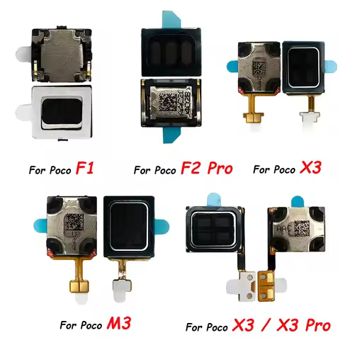 Top Ear Speaker For Xiaomi Poco F1 F2 Pro F3 M3 Pro X4 Pro 5G X6 M6 Pro M5S Built-in Front Earpiece 