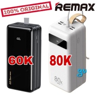 REMAX 80000mAh RPP266 22.5W 80000 mah High Capacity Power Bank Portable LED Digital Display Big/Besar Powerbank