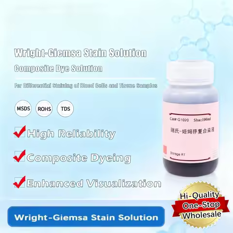 Wright-giemsa Stain Solution For Blood And Cell Staining In Laboratory Research Applications Origina