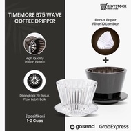 - Timemore wave coffee dripper coffee B75 crystal eye pctg 1-2 cups