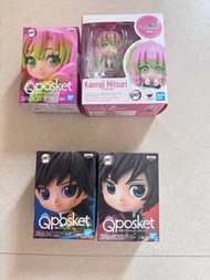 Qposket Bandai MINI戀柱水柱 甘露寺蜜璃 富岡義勇 鬼滅之刃 Q版手辦