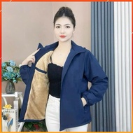 Women's 3C Thick Fur-Lined WindJacket, Waterproof Wind Fabric Winter Jacket Woman Winter Coat Woman 