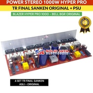 Kit Power Bzer 1000W Stereo Hyper Pro Tr San 2Sc3858 - 2Sa1949 Plus Psu Power Supply Suply Eo Dioda 