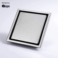 Abagno FD-5166-SS stainless steel satin 150 x 150mm floor drainer