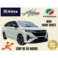 PERODUA ALZA W09 IVORY WHITE - Aikka Original Factory Colour Series