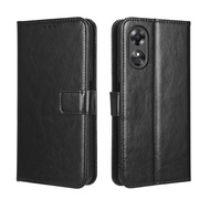 OPPO A17 Casing Kulit PU Lipat Magnetik OPPO A17 A 17 Case Leather Cover