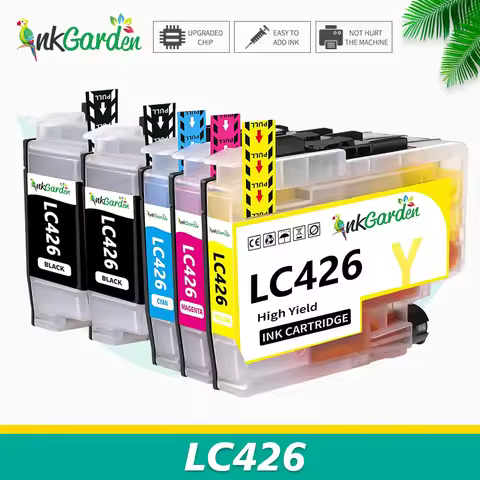 InkGarden LC426 LC 426XL 426 XL Compatible Ink Cartridge For Brother MFC-J4335DW MFC-J4340DW MFC-J45