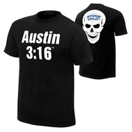 S-5XL De32wew632 เสื้อยืดลําลอง ผ้าฝ้าย แขนสั้น พิมพ์ลาย Wwe Stone Cold Steve Austin 3:16 สีดํา สไตล