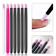 20Pcs Quartz Pen Nail  Cuticle Pushers Nail Polish Manicure Stick Nail Files Grinding Pen Dead Skin 