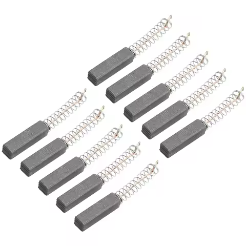 10pcs Carbon Brushes Replacement For Electric Motors Circular Saws Miter Saws Drills Hammer Drills P