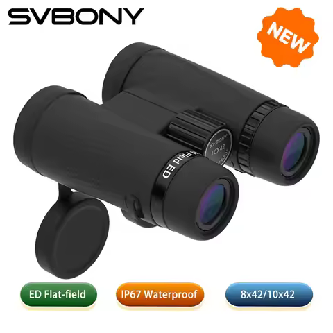 Svbony SA205 Binoculars 8X42/10X42 ED Flat-field Professional IPX7 Waterproof BAK4,Bird Watching,Sta