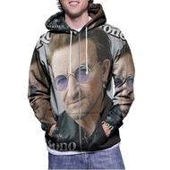 Bono U2 Fullprint Zipper Hoodie Jacket Polyester Jersey Material [Hoodie with Zipper] Fullprint Zipp