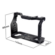 BGNING Compatible for Sony A7C Camera Quick Release Metal Camera Cage Rig With 1/4 Arri Hole Cold Sh
