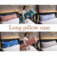 (12 color) 48x120cm Waterproof Pillow Case Full Long Bolster Cover Thicken Bolster Protector Case Qu
