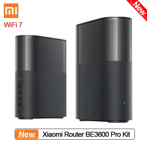 New Xiaomi Router BE3600 Pro Kit WiFi 7 Mesh Network Repeater 2.4/5GHz Dual-Band Dual WAN LAN 4K QAM