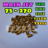 🇲🇾 TZM Main Jet RXZ 125Z 125ZR TS125 TXR150 MJ 125 (75 - 270) 40 Different Size