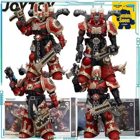 JOYTOY Genuine JOYTOY X Warhammer 40K Series Chaos Devourer Terror Berserker Squad 4 To 7 Movable Mo