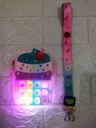 Promo Tas Rubber karakter anak promo tas pop it girl tas pop it viral tas pop it LED tas pop it Impo