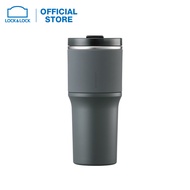 LHC4277 - Bình giữ nhiệt LocknLock Metro Drive 650ml kèm ống hút và cọ rửa - Nắp trong suốt thân bìn