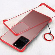 Case Frameless for Samsung S20 / S20 Plus / S20 Ultra Transparant Stand Ring Casing