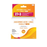 FERN C Plus Ascorbic Acid + Zinc 27+3 Capsules