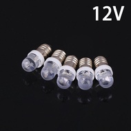 5Pcs E10 Led Bulb E10 DC 3V 6V 12V 24V Instrument Bulb E10 Indicator Bulb Old Fashioned Flashlight T