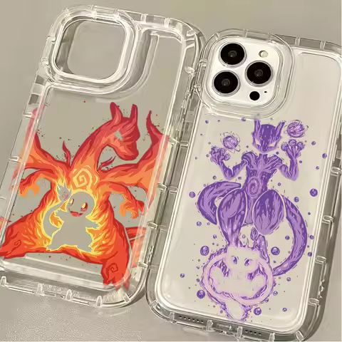 Lovely P-Pokemon Phone Case For iPhone 17 Air 16 16E 15 14 Plus 13 12 11 Pro Max Plus 7 8 SE 2020 Sh