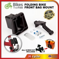 Bike That Fold Folding Bike Front Bag Block Brompton Bag Carrier Adaptor Mount Bicycle Basket Racks Mcycleparts