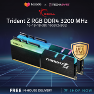 G.SKILL Trident Z RGB | PC4-25600 | 3200 MHz DDR4 | 16-18-18-38 | Desktop Memory RAM (16GB/32GB)
