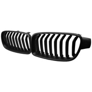 F30 Grill, Front Hood Kidney Grille Grill For-BMW 3 Series F30 F31 F35 2012-2018 (Single Slat Matte 