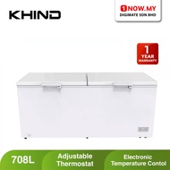 KHIND 708L Chest Freezer FZ708 | Durable Quick Freezing Peti Sejuk Dada Sabah 冷藏柜