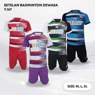 ADULT BADMINTON SET BADMINTON T-SHIRT PRINTING 167 S Gym Outfit Woman Set Yoga Set Wear Women Sport 