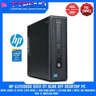 HP EliteDesk / ProDesk SFF Intel i3 i5 4th Gen Slim Desktop PC Computer