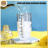 [8C15] 500/700/1000ml PC Resin Cotail Shaker Martini Hand Shaker Cup With Scales Milk Tea  Barware D