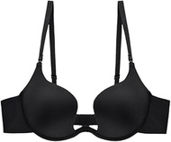 Womens Deep Plunge Bra Convertible Low Back Invisible Bralette Backless Deep U Cleavage Bra Soft Und
