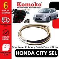 Honda City SEL KOMOKO Door Inner Rubber / Weatherstrip / Getah Dalam Pintu / Getah Badan Kereta