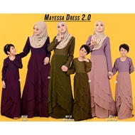 RAFANDA.NUR Mayessa Dress 2.0 Como Crepe + Chiffon