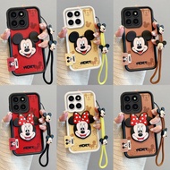 Casing HONOR X7C comel Mickey silikon lembut phone casing