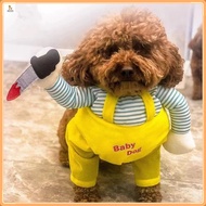 Dog clothing/Dog deadly doll knife clothing/Dog photography clothing/Dog funny and funny transformat