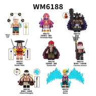 One Piece Mini Building Blocks toys for kids children gift bricks Minifigures Trendy Play Luffy WM61