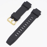 ▤◑♚ Soft Silicone Strap for Casio PROTREK PRG-200/250 PRW-3500/2500/5100 Stainless Steel Hoop Men Sport Waterproof Rubber Watch Band