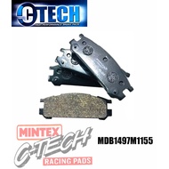 MINTEX C-Tech Hi Performance Grade Brake Pads M1155 Rear Pair SUBARU Impreza 2.0 Turbo