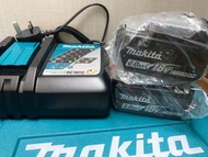 Makita全新牧田18v電池6.0充電器一套